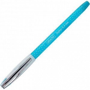 Ручка шариковая неавтоматическая Attache Zephyr, синий ст. корп.а...