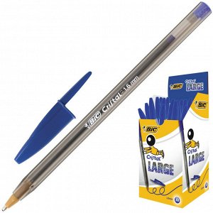 Ручка шариковая BIC Cristal Large синий 0,32мм Франция