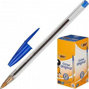 Ручка шариковая BIC Cristal синий 0,32 мм Франция