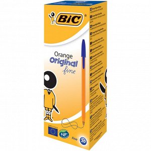 Ручка шариковая BIC Orange синий 0,3 мм Франция 8099221/8249851