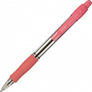 Ручка шариковая автоматическая BPGP-10R-F P SUPER GRIP розового ц...