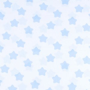 Ткань бязь плательная 150 см 1737-А/3 цвет голубой