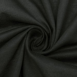 Ткань на отрез пике цвет черный