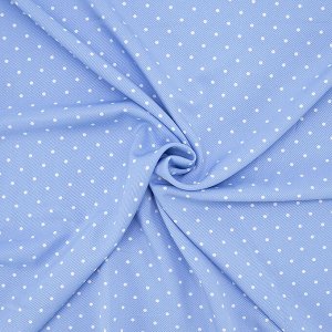 Ткань супер софт 1604 Пшено цвет голубой