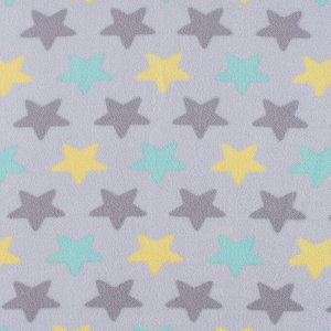 Ткань флис Звезды 40995/3 цвет салатовый