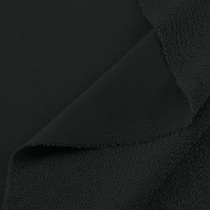 Ткань футер 3-х нитка диагональный 3772-1 цвет черный