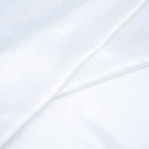 Ткань на отрез креп-сатин 1960 цвет молочный
