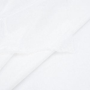 Ткань на отрез креп-сатин 1960 цвет молочный