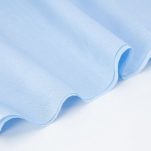 Ткань на отрез креп-сатин 1960 цвет светло-голубой