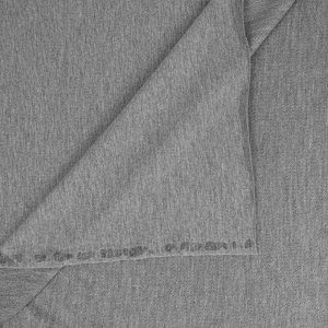 Ткань футер петля с лайкрой 19-12 цвет серый меланж 2