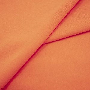 Ткань футер петля с лайкрой цвет Оранжевый