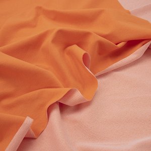 Ткань футер петля с лайкрой цвет Оранжевый