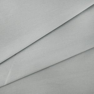 Ткань на отрез поплин гладкокрашеный 220 см 115 гр/м2 цвет серый
