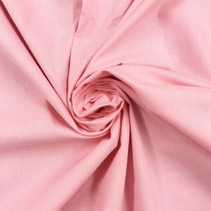 Ткань поплин гладкокрашеный 150 см цвет розовая конфета