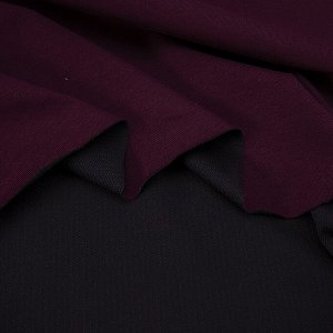 Ткань футер с лайкрой цвет темно-бордовый