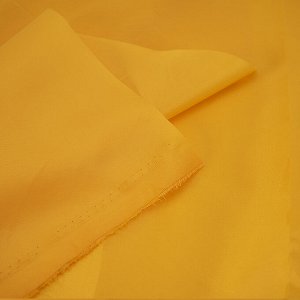 Ткань на отрез таффета 150 см 190Т цвет желтый