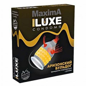 Презервативы Luxe Maxima Аризонский Бульдог