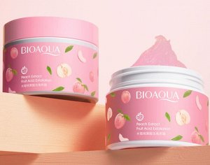 Пилинг скатка с экстрактом персика BIOAQUA, 140 гр.