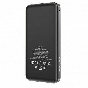Внешний аккумулятор Borofone BT27 Sea 10000mAh (USB*2) (black) (поврежденная упаковка)