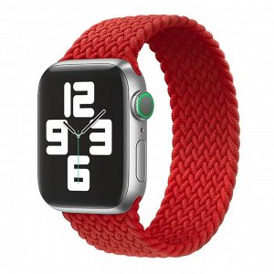Ремешок ApW14 для "Apple Watch 42/44/45 mm" тканевый монобраслет S (red)