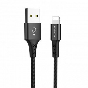 Кабель USB - Apple lightning Borofone BX20 Enjoy (black)