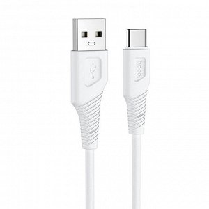 Кабель USB - Type-C Hoco X58 Airy silicone (100 см) (white)