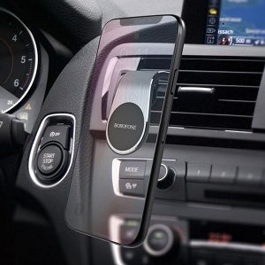 Держатель автомобильный Borofone BH10 Air outlet magnetic in-car holder (silver)
