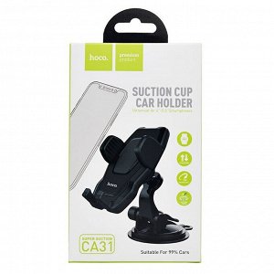 Держатель автомобильный Hoco CA31 Cool run suction cup (black)