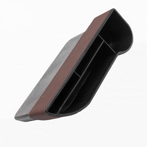 Органайзер автомобильный карман между сиденьями эко кожа (black)
