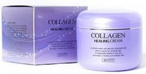 Jigott Collagen Healing Cream Крем для лица Коллаген, с выраженным лечебным эффектом, 100 гр.