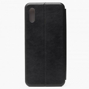 Чехол-книжка BC002 для "Xiaomi Redmi 9A/Redmi 9i" (black) откр.вбок