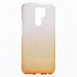 Чехол-накладка SC097 Gradient для "Xiaomi Redmi 9" (black/silver)