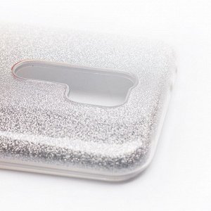 Чехол-накладка SC097 Gradient для "Xiaomi Redmi 9" (black/silver)
