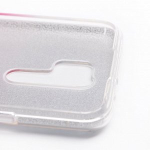 Чехол-накладка SC097 Gradient для &quot;Xiaomi Redmi 9&quot; (black/silver)
