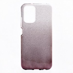 Чехол-накладка SC097 Gradient для "Xiaomi Redmi Note 10 Pro" (black/silver)