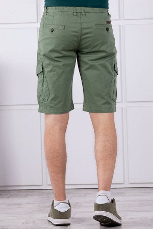 Шорты Модель: casual. Цвет: зелёный. Комплектация: шорты. Состав: хлопок-97%, спандекс-3%. Бренд: AIGULA. Фактура: однотонная.