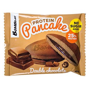 Панкейк Bombbar Double Chocolate 40 г 1 уп.х 10 шт.