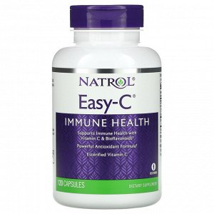 Natrol, Easy-C, для укрепления иммунитета, 120 капсул