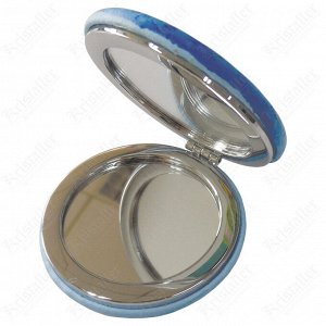 Зеркало карманное круглое макарони Dewal Beauty PMP-2622