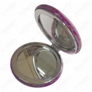Зеркало карманное круглое макарони Dewal Beauty PMP-2621