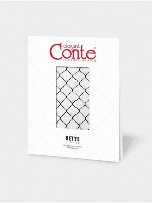 Rette Max колготки (Conte)  в крупную сетку, однородные по всей длине, с ластовицей