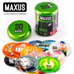 MAXUS Mixed condoms. Презервативы 15 шт.