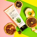 Крем-пенка для умывания с экстрактом Алоэ Вера  Aloe Clean Dew Seed Foam Cleanser 180ml