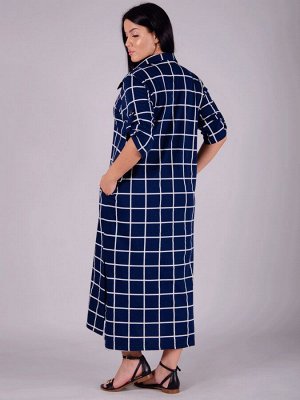 Платье женское ML-Карина(клетка) кулирка