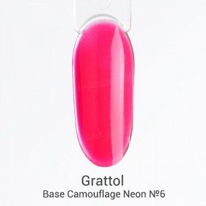 NEON 006 База Каучукова для  Гель-лака  GRATTOL