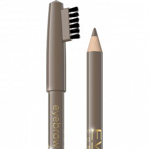 EVELINE Карандаш для бровей контурный  EYEBROW PENCIL - коричневый