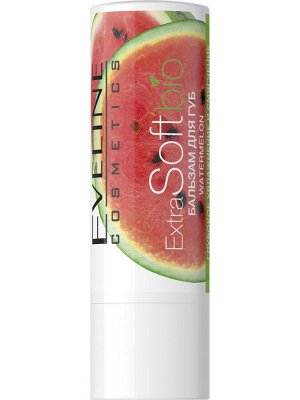 EVELINE EXTRA SOFT bio Бальзам для губ WATERMELON