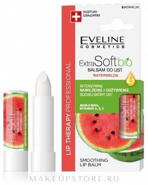 EVELINE EXTRA SOFT bio Бальзам для губ WATERMELON