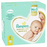 PAMPERS Подгузники Premium Care Mini (4-8 кг) Упаковка 102