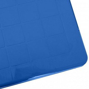 Стол квадратный "Элластик" темно-синий, 85 х 85 х 74 см
